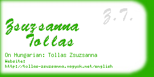 zsuzsanna tollas business card
